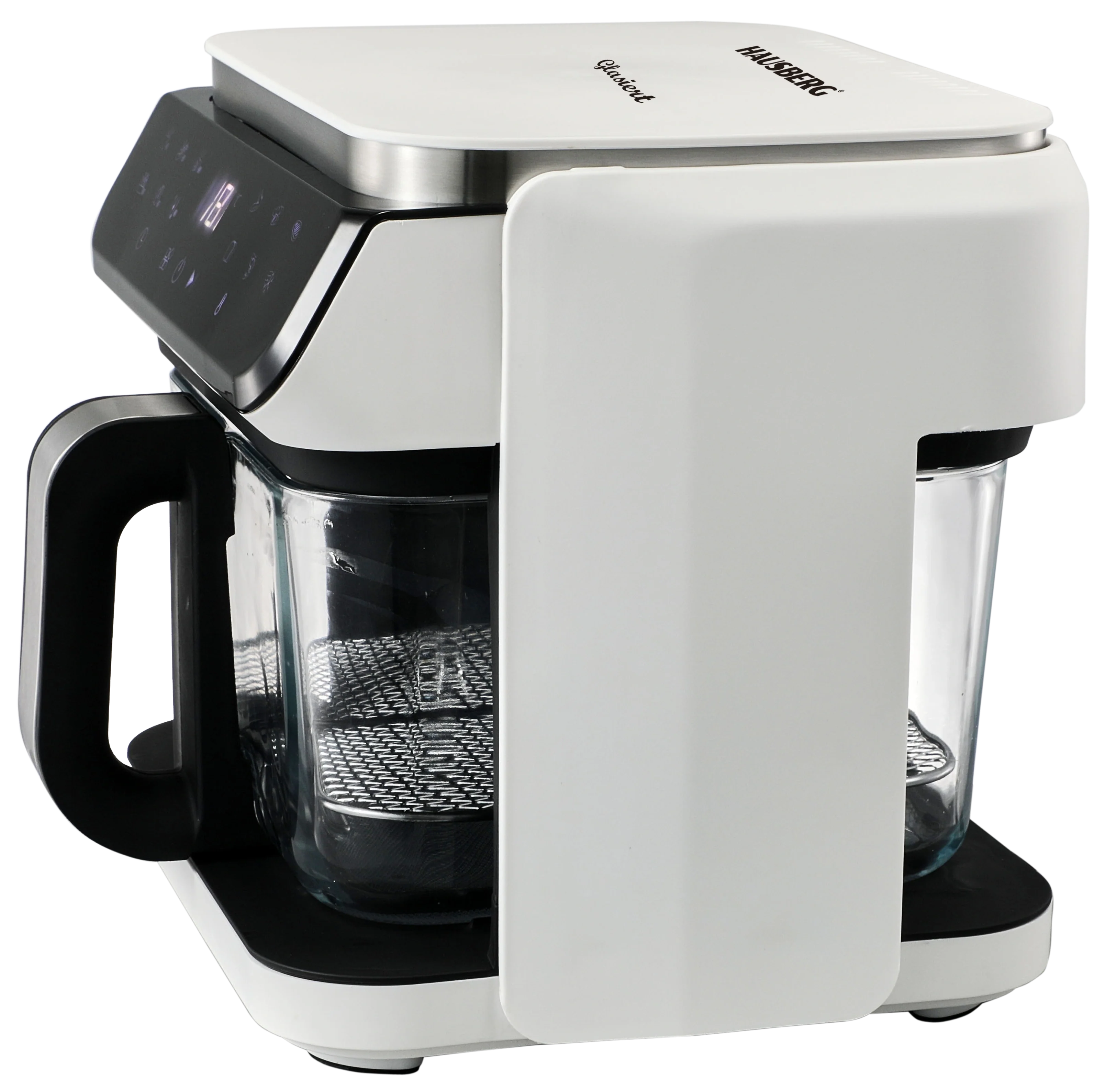 HAUSBERG HB-2343AB Freidora de Aire 6.5L Cesta de Vidrio Blanca 1200W