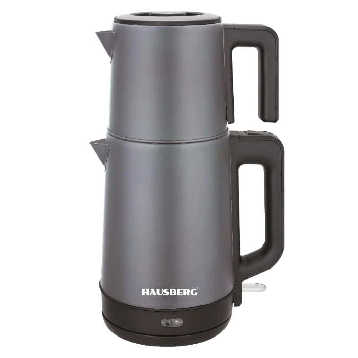 HAUSBERG HB-3636GR Juego de Té 2L Gris Acero Inoxidable