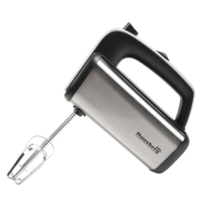 HAUSBERG HB-4201NG Batidora de Mano 5 Velocidades 400W Negro Acero Inoxidable