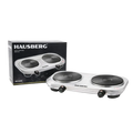 HAUSBERG HB-545IN Placa de Cocción Eléctrica 2500W con 2 Quemadores