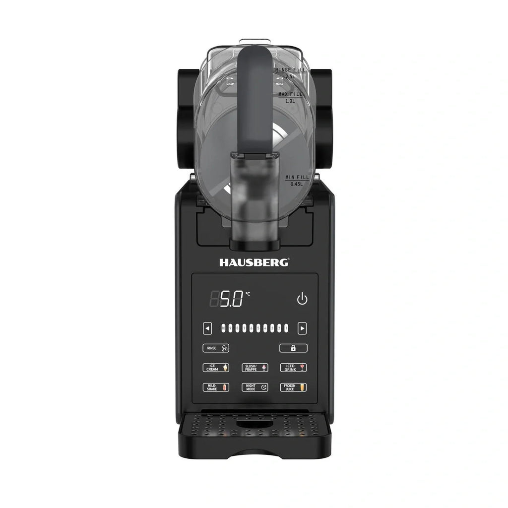 HAUSBERG HB-6045GR Máquina de Slushie y Helados de 2L con Pantalla Táctil