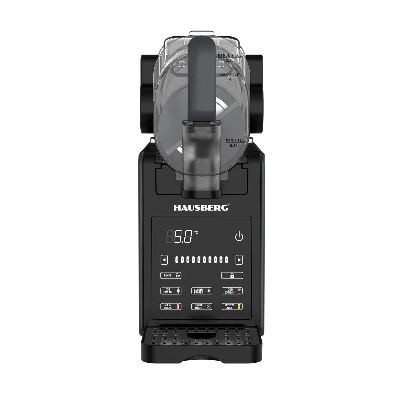 HAUSBERG HB-6045GR Máquina de Slushie y Helados de 2L con Pantalla Táctil