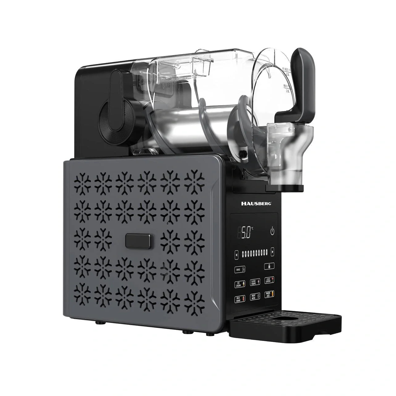 HAUSBERG HB-6045GR Máquina de Slushie y Helados de 2L con Pantalla Táctil